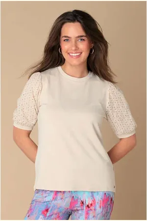 Ivy Beau Top broderie