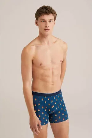 WE Fashion Boxershort donkerblauw