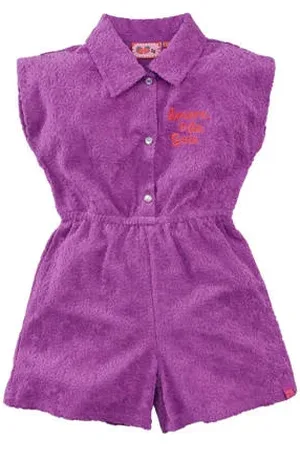 Z8 Kids playsuit Juliette met bloementextuur