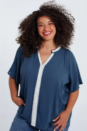 Paprika Top blauw