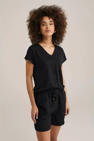 WE Fashion Top zwart