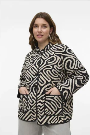 VERO MODA Jasje quilted zwart