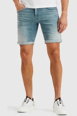 PME Legend™ Slim denim short petrol