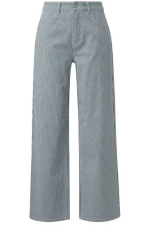 Comma, Wide leg jeans blauw