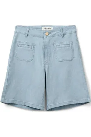 Sofie Schnoor Straight high waist denim short