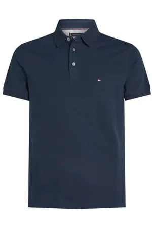 Tommy Hilfiger Slim fit polo 1985 donkerblauw