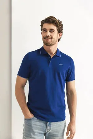 State of art Regular polo donkerblauw