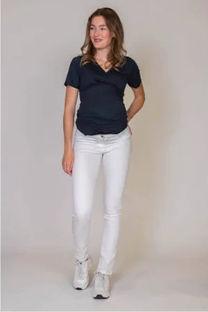 Love2wait Low waist skinny broek Emerald