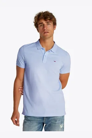 Tommy Hilfiger Slim polo lichtblauw