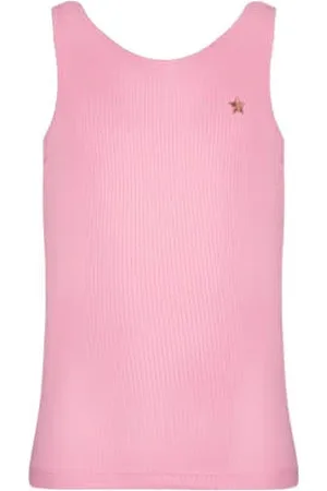 Like Flo Mouwloze top rib gebreid