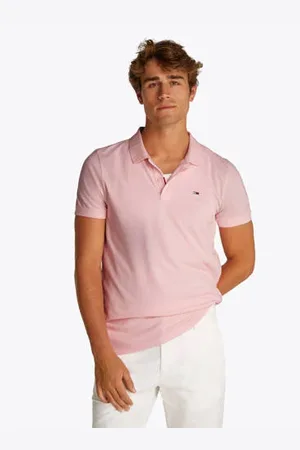 Tommy Hilfiger Slim polo roze