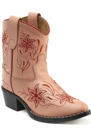 Bootstock Dolly leren cowboylaarzen