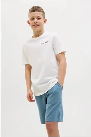 JACK & JONES JUNIOR sweatshort blauw