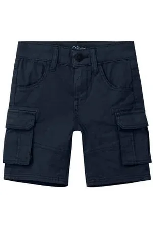 QS by s.Oliver Denim short donkerblauw