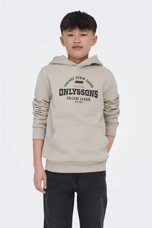 Only & Sons JUNIOR hoodie beige