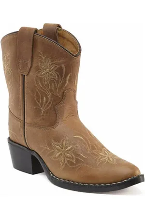 Bootstock Dolly leren cowboylaarzen