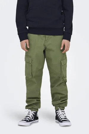 Only & Sons JUNIOR cargo broek groen