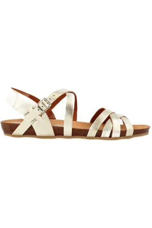 Red Rag Leren sandalen
