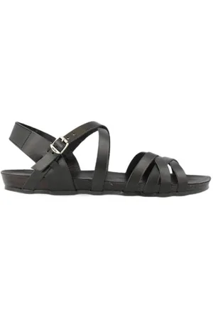 Red Rag Leren sandalen