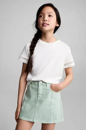 MANGO Denim spijkerrok