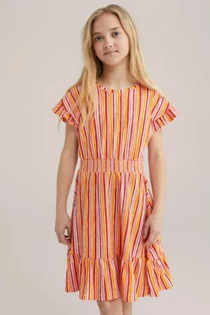 WE Fashion Zomerjurk roze