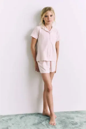 MANGO Gestreepte shortama