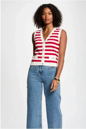 Morgan Gilet wit