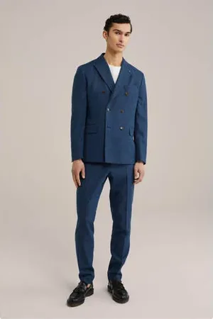 WE Fashion Colbert donkerblauw