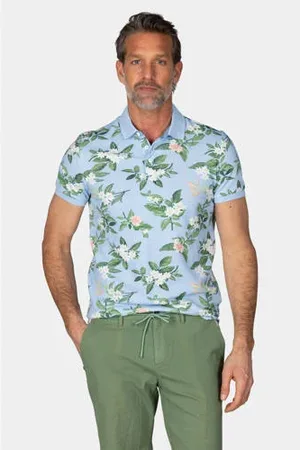 New Zealand Auckland Comfort fit polo lichtblauw