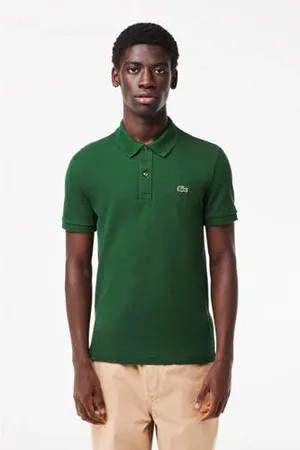 Lacoste Slim polo donkergroen
