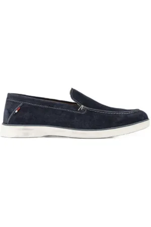 Memphis One Suède loafers donkerblauw
