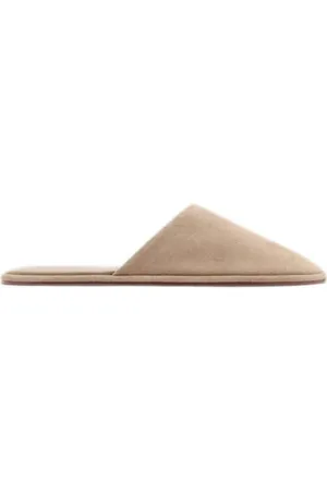 MANGO Suède slippers