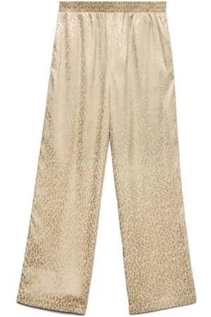 VERO MODA Satijnen wide leg high waist broek