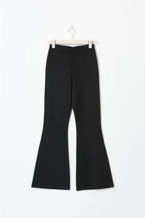 Gina Tricot Flared regular waist broek