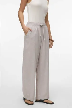 VERO MODA Wide leg casual broek