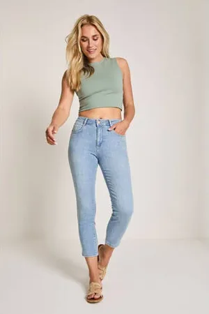 Para Mi Slim high waist broek