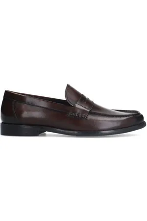 Manfield Leren loafers