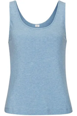 QS by s.Oliver Pyjamatop met ribstructuur