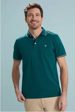 JACK & JONES PREMIUM slim polo petrol