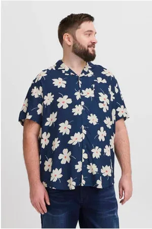 Blend Big Casual overhemd donkerblauw