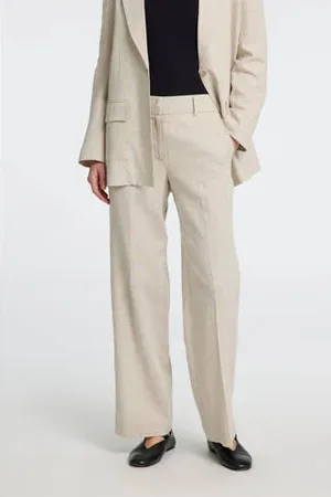 SELECTED Straight high waist broek