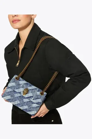 Kurt Geiger Denim crossbody tas Mini Kensington