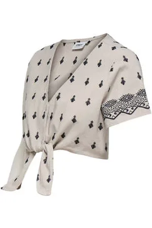 ONLY Zwangerschaps blousetop ecru