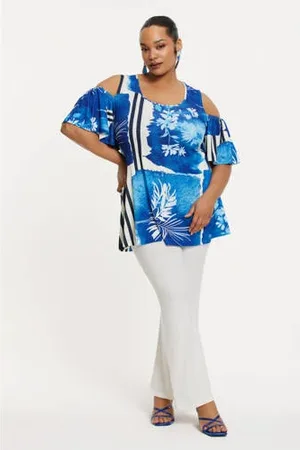 Yoek Top blauw