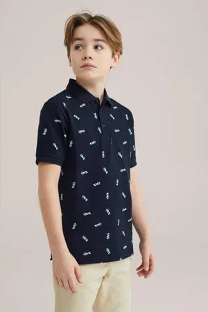 WE Fashion Polo marine
