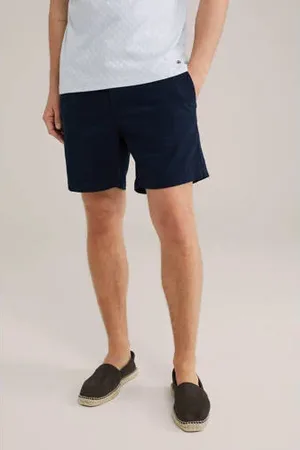 WE Fashion Relaxed chino short donkerblauw