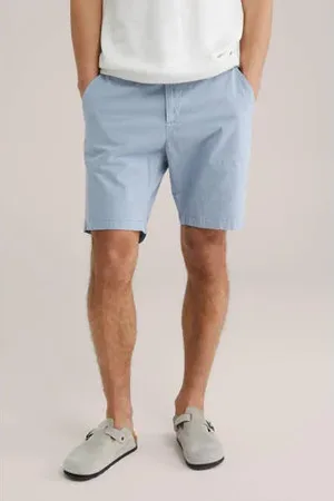 WE Fashion Relaxed chino short grijsblauw