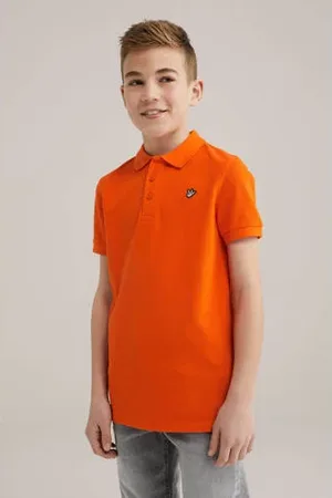 WE Fashion Polo oranje