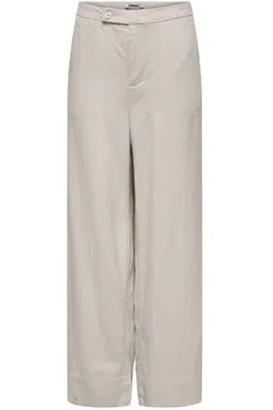 ONLY Wide leg high waist casual broek
