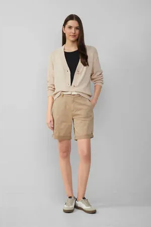 QS by s.Oliver Regular waist bermuda short